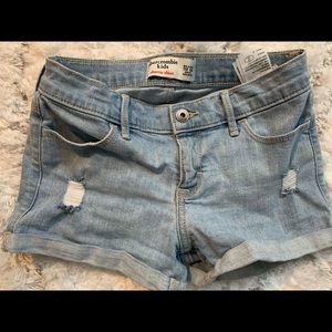 Abercrombie denim shorts girls